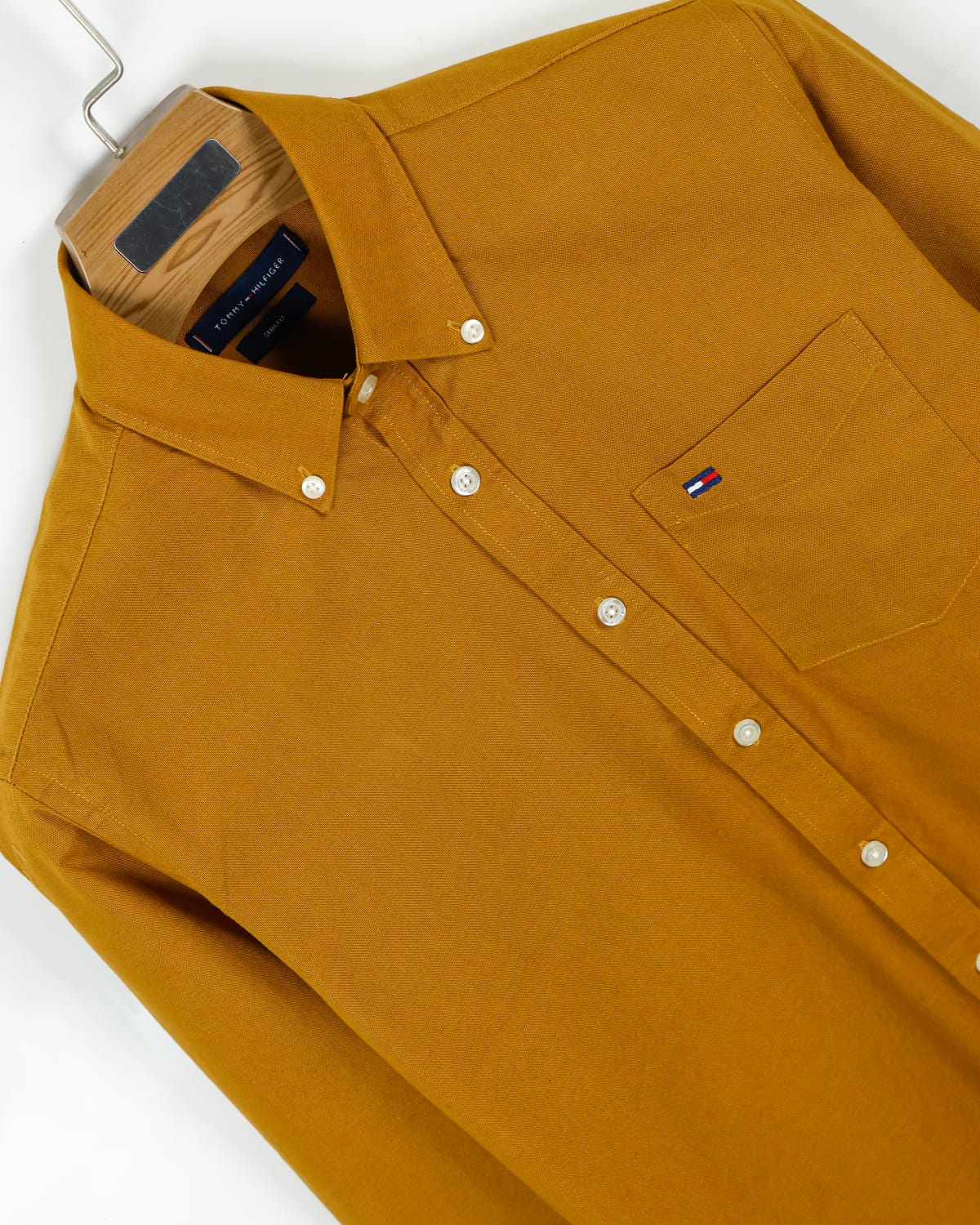 Premium Oxford Cotton Slim Fit Shirt |Mustard Yellow
